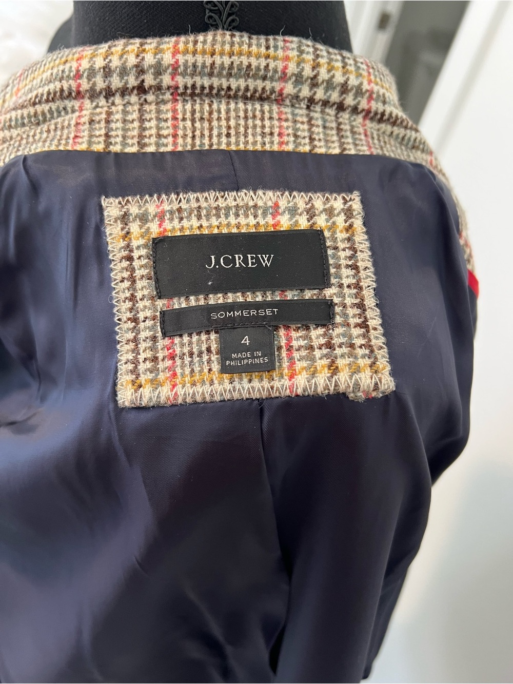 J.Crew Sommerset blazer in glen plaid English wool - Picture 5 of 7